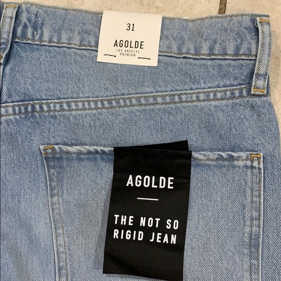 NWOT AGolde Jamie High Rise Classic Mom Jean 31 - Picture 5 of 7